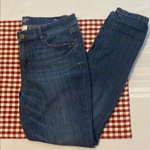 LOFT Women's Dark Blue Modern Skinny Jeans